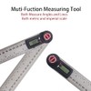 GemRed Digital Angle Finder, 2 in 1 Angle Gauge, Stainless