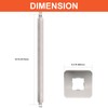 HarJue Ceiling Mounted Shower Arm, Rain Shower Head Square Extension