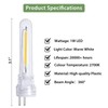 CXLHO String Lights Replacement LED Bulb Filament 6 Packs, 2700K