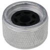 5.8mm Round Hole Large 25mm Knurled Aluminium Control Knob For