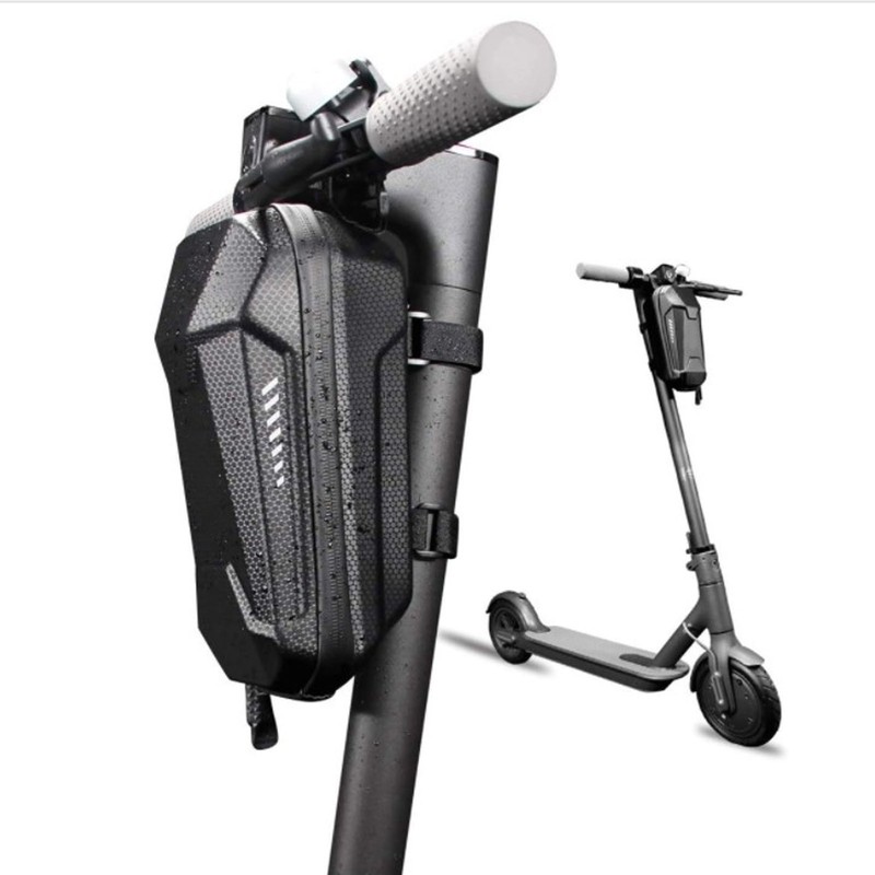 Electric Scooter Bag Large Capacity Hard EVA PU Waterproof Zipper