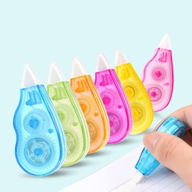 Funngy Mini Correction Tape,12 PCS Students Correction Tape Correction Rollers Correction Tape Correction Mouse Easy Correction Tape School Correction Tape for Crafts Cards Photos Newspapers
