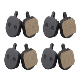 Futheda 4 Pairs of Bicycle Brake Pads, Resin and Semi Metallic Disc Brake Pads Compatible with Hayes Sole MX2 MX3 MX4 MX5 CX5 GX-C GX2