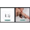 DFS Beauty Paleta Anillo Acero Inoxidable Mezcla Maquillaje_ Corazón