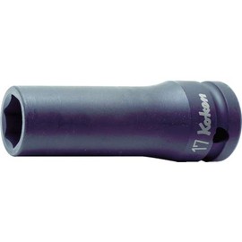 Koken 14300M-15 1/2 0.5 inch (12.7 mm) SQ. Impact Hexagonal Deep Socket 0.6 inch (15 mm)