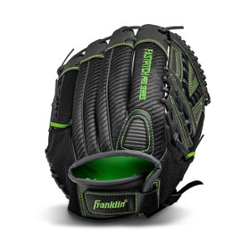 Franklin Sports Softball Glove - Windmill Fastpitch + Slowpitch Softball Glove - Green Softball Mitt - Right Hand Throw Adult - 13", Lime