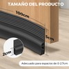 2PCS Guardapolvo y Protector para Puerta, Polvo del Sello Inferior