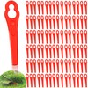 Powmag 100 Pieces Grass Trimmer Blade Plastic Replacement Blades, Grass