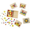 Melissa & Doug Pattern Blocks and Boards - Wooden Classic