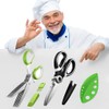 3 Pack Herb Scissors Herb Stripper Tools Kits Stainless Steel