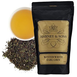Harney & Sons Winter White Earl Grey | 16oz Bag of Loose Leaf Earl Grey Tea