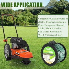 Sawtooth 170 Trimmer Line, Heavy Duty Sawtooth Weed Wacker String .170, Weed Eater String .170 inch-by-298ft-3lb Dual Core String Serrated Trimmer Line with Line Cutter