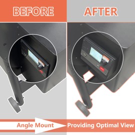 Pellet Grill Controller Angle Mount for Traeger D2 Controller - Providing Optimal View of Traeger Settings, Accessory for Traeger Pro 575/780, Silverton 620/810/xl, Ironwood 650/885 ect Pellet Grill