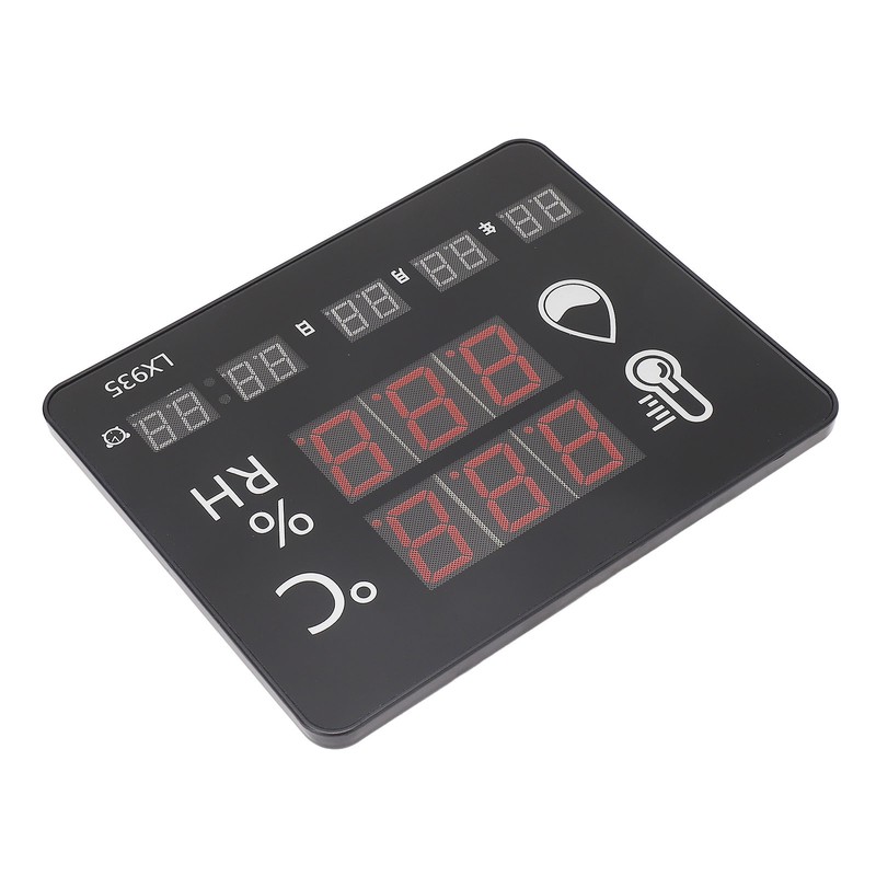 Temperature Humidity Meter High Accuracy Wall Mount Thermometer Hygrometer Alarm