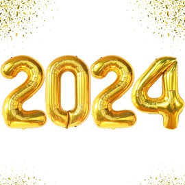 Gold 2022 Balloons for New Years Decorations 2022 - Large, 40 Inch | Happy New Year Decorations 2022 | 2022 New Years Party Supplies for New Year Night Party Decor | Graduation Party Supplies 2022