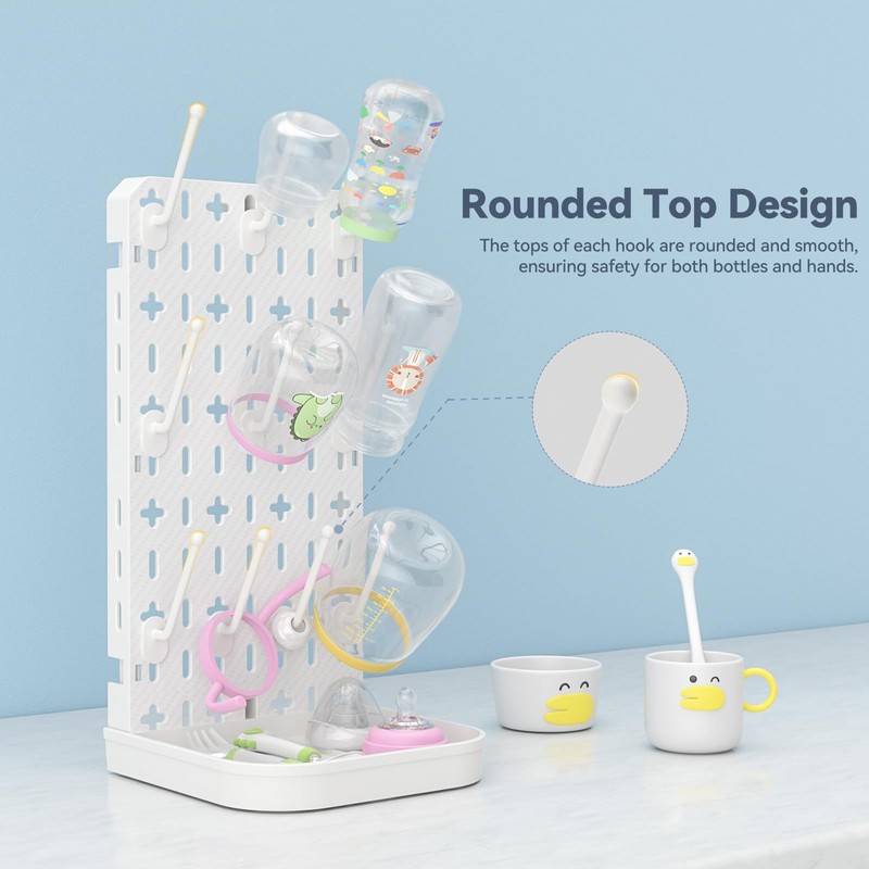 Baby Bottle Drying Rack Bottle Dryer Rack for 12 Bottle