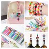 HHCFAST 160Pcs 12mm Silicone Beads for Keychain Making Bracelet Necklace,