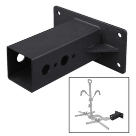 YZZHAJ Hitch Heavy Duty Wall Mount Adapter, Bike and Cargo Rack Hanging Garage Rack Hitch Garage Stand Wall Holder Hanger, Trailer Hitch Receiver 2 inch Storage,Trailer Receiver Hook Holds 180lbs