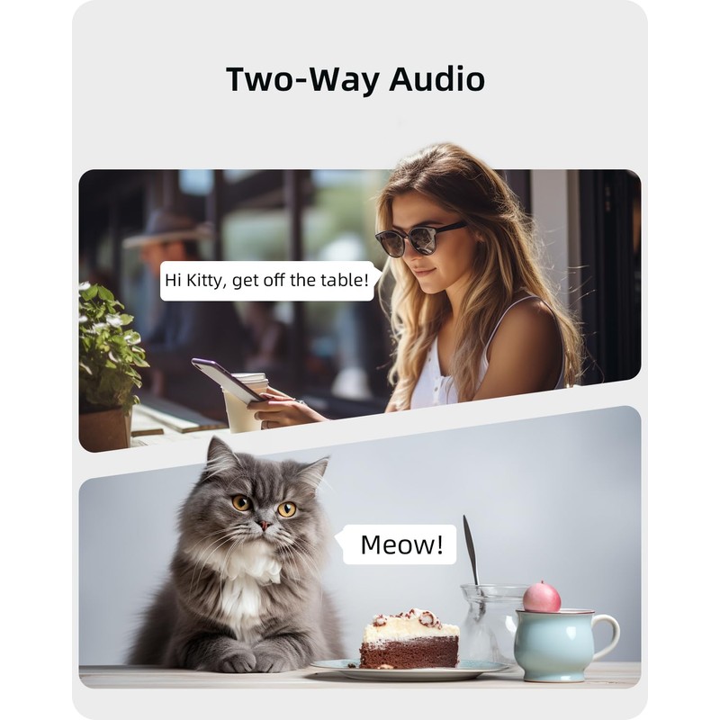 blurams Indoor Camera 2K, Cameras for Home Security 5GHz, 360°