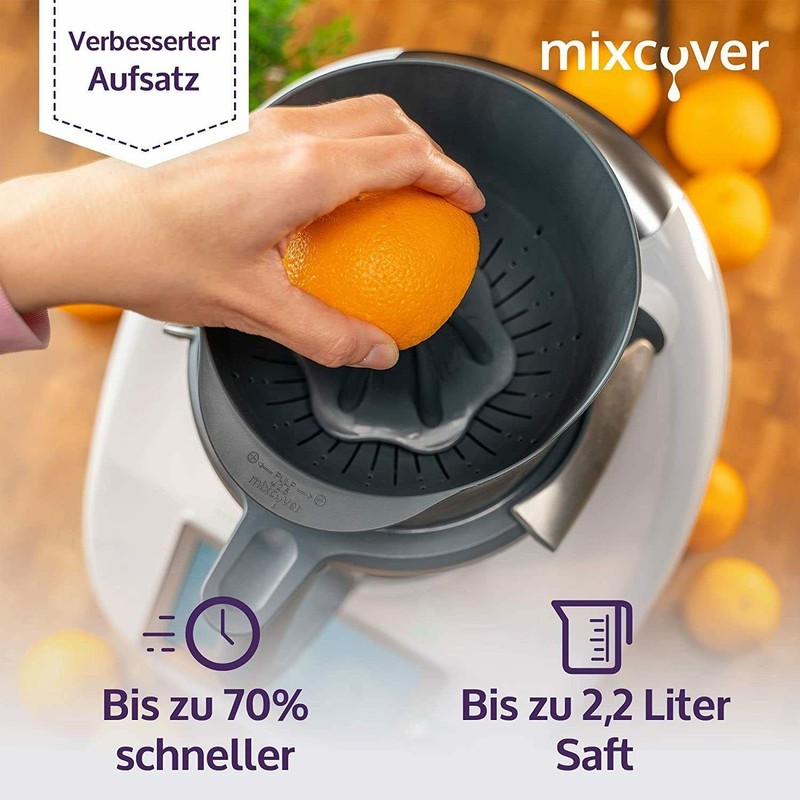 mixcover Improved juicer/citrus juicer for Thermomix TM6 and TM5, juicer