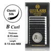 COCO Honey Lash Eyelash Extensions, Classic B Curl [0.15mm], Faux