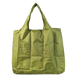 Lin's Liliana Large Foldable Bag, 43 x 66 cm, Reusable Shopping Bag, Lightweight Handbag, Quick-Drying, Tear-Resistant for Shopping, Travel, Trips, Green