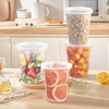 YUESING 40 Pack 32oz Deli Containers with Lids Food Storage