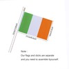 TSMD Ireland Stick Flag Irish Small Mini Hand Held Flags,5x8