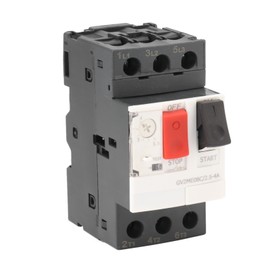 Electric Circuit Breaker Motor Start Stop Protection Switch 35mm Guide Rail Mounting 2.5‑4A