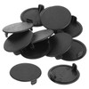 uxcell 10Pcs Hinge Hole Covers, 35mm(1-3/8") Dia Plastic Concealed Hole