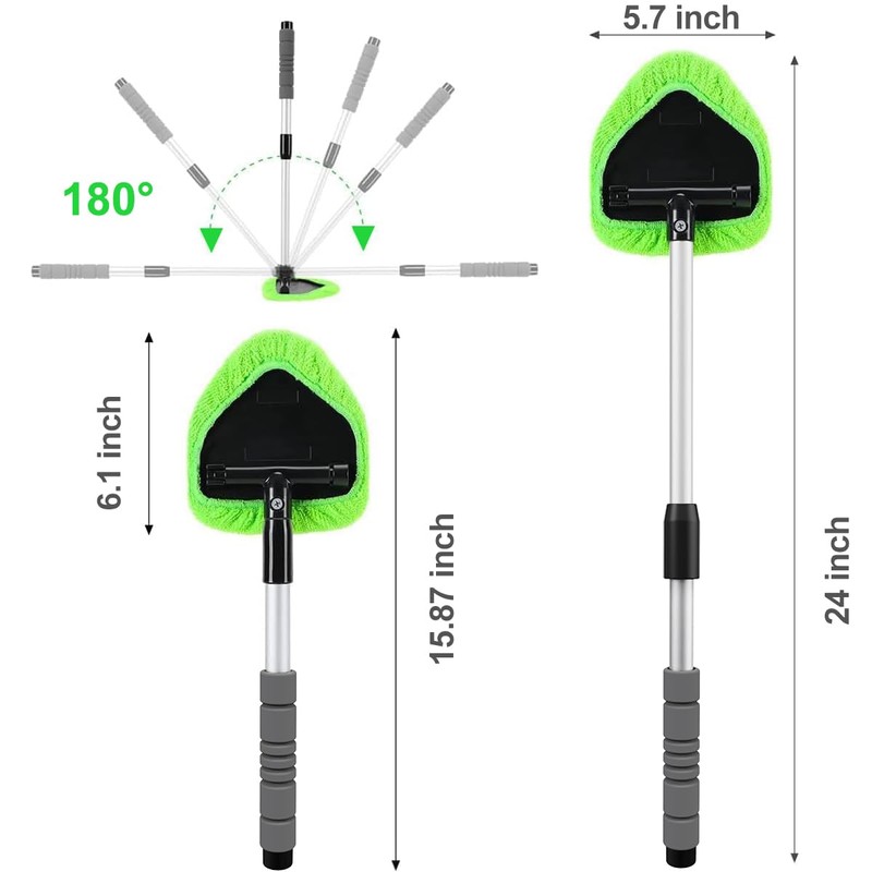 XINDELL 24-inch Windshield Cleaner Tool – Upgrade Large Head Car