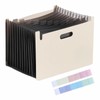 DAFUDAGUI Receipt File A4 File Horizontal, Thickened Foam Polypropylene, 13