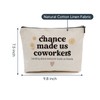 Chance Made Us Coworkers Cosmetic Bag, Appreciation Gifts for Women,