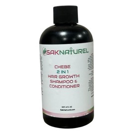 SAKNATUREL CHEBE 2 IN 1 SHAMPOO AND CONDITIONER Hair Growth SHAMPOO- Long Hair - Thick Hair -  Hair Growth - Ayurverdic Hair growth shampoo- Rosemary Hair Oil - Hibiscus Indian Hair Growth shampoo - Chebe Hair Growth  Organic - Herbal Haircare Peppermint