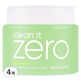 Banila Co. Clean It Zero Pore Clarifying Cleansing Balm, 180ml, 4 pcs / 바닐라코 클린 잇 제로 포어 클래리파잉 클렌징 밤, 180ml, 4개