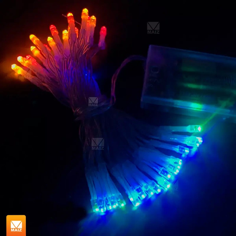 Maíz Serie Foco Luces Led Navideñas Decorativa Fiesta 3 Metros