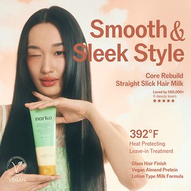 narka [narka]Core Rebuild Straight Slick Hair Milk 150ml