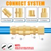 Ailbiuko 98PCS Brass Pipe Fittings Assortment Kit NPT Adapter,Reducer Bushing,