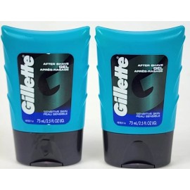 Gillette After Shave Gel Sensitive Skin 2.50 oz (2 PACK)
