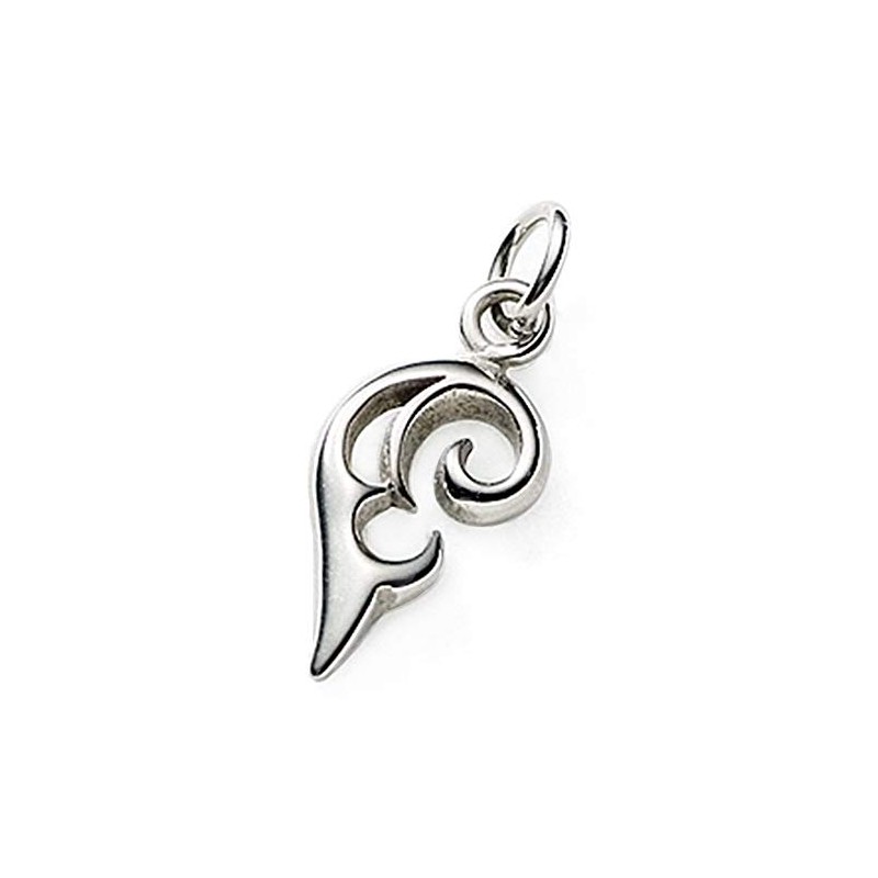 Leger T49 Heart R Titanium Pendant Top, Made in Japan,