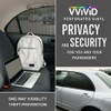 VViViD One-Way Perforated Black Vinyl Privacy Window Film Adhesive Glass