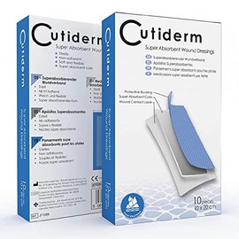 Cutiderm Cutiderm Sterile Low Adherent Super Absorbent Wound Dressings 10cm x 20cm Pack of 10 - Designed for Highly exuding Wounds