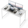 CubiCubi Computer Desk, 47 inch Home Office Small Desk, Modern