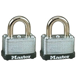 Master Lock 22T 1-1/2" No. 22 Warded Laminated Padlocks 2 Pack