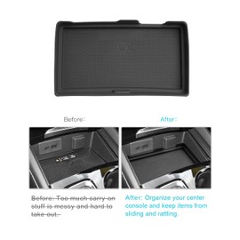 CDEFG Compatible with 2024 2025 Buick Envision Center Console Organizer Tray 2024 Buick Envision Wireless Charing Pad Anti Slip 2024 2025 Buick Envision Avenir/Preferred/Sport Touring Accessories