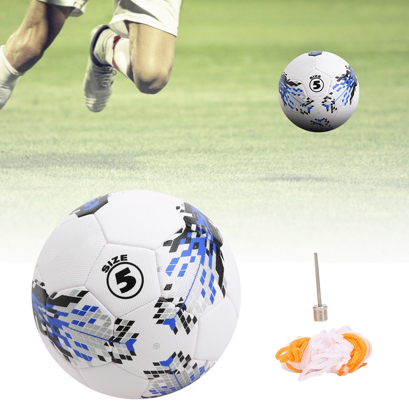 PU Size 5 Adult Game Football Scooer Ball Training Sport