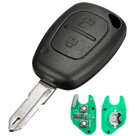 433MHZ 2 Buttons Car Key Fob For Renault Traffic Master Kangoo Vauxhall Vivaro Movano Nissan Primastar Interstar Remote Control Key PCF7946 Chip NE73 Blade
