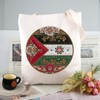 VAMSII Palestine Lover Gift Palestine Floral Tote Bag Forever Palestinian