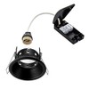 Saxby 80248 Speculo Fire Rated Matt Black IP65 Bathroom GU10
