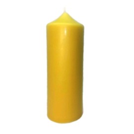 Pure Natural Beeswax Pillar Candle 2.25 inch x 7.25inch, 2.25"x9" or 2.75" x 7.25" Select Your Size